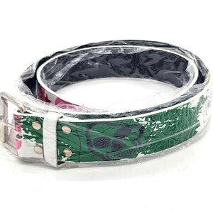 Halloween Skulls Fashion Belt SizeSmall 40 inches NWT